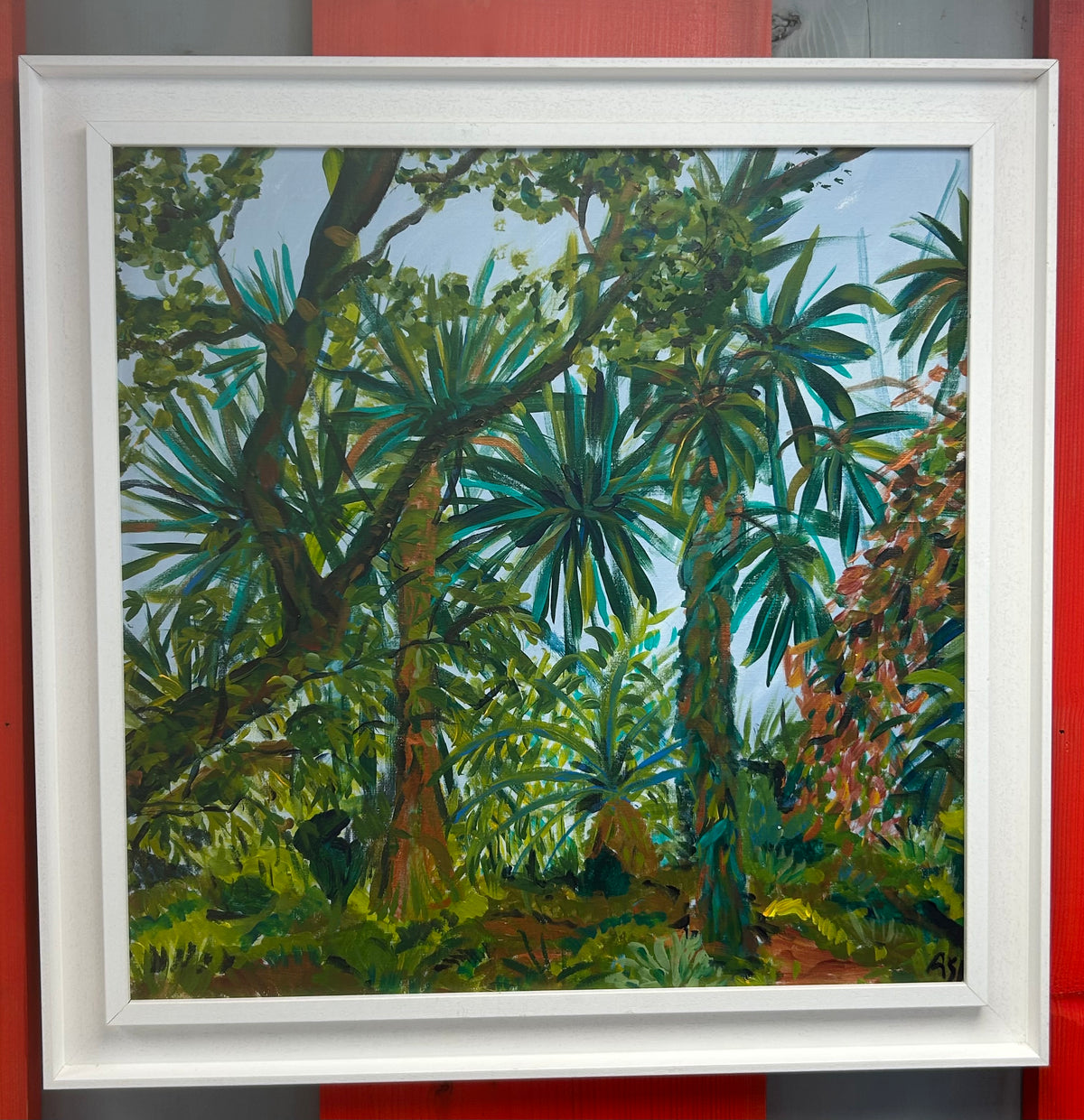 The Tree Canopy - Original Painting Framed