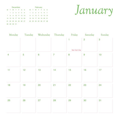 Calendar 2027 -East Ruston Old Vicarage