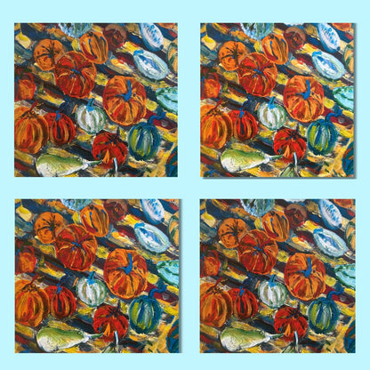The Pumpkin Party - Pack of 4 Cards