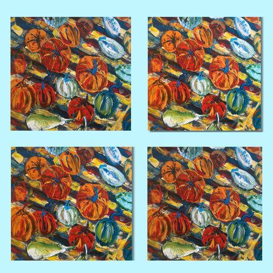 The Pumpkin Party - Pack of 4 Cards