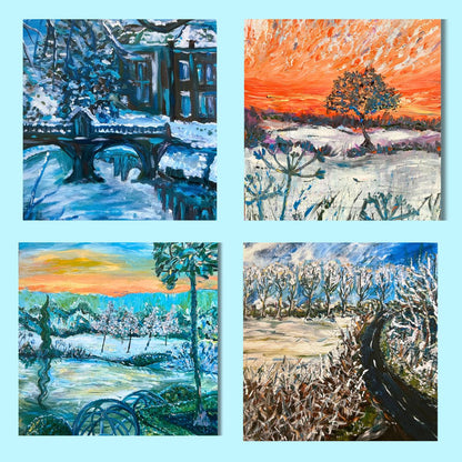 Landscapes - Winter - Pack of 4 Cards