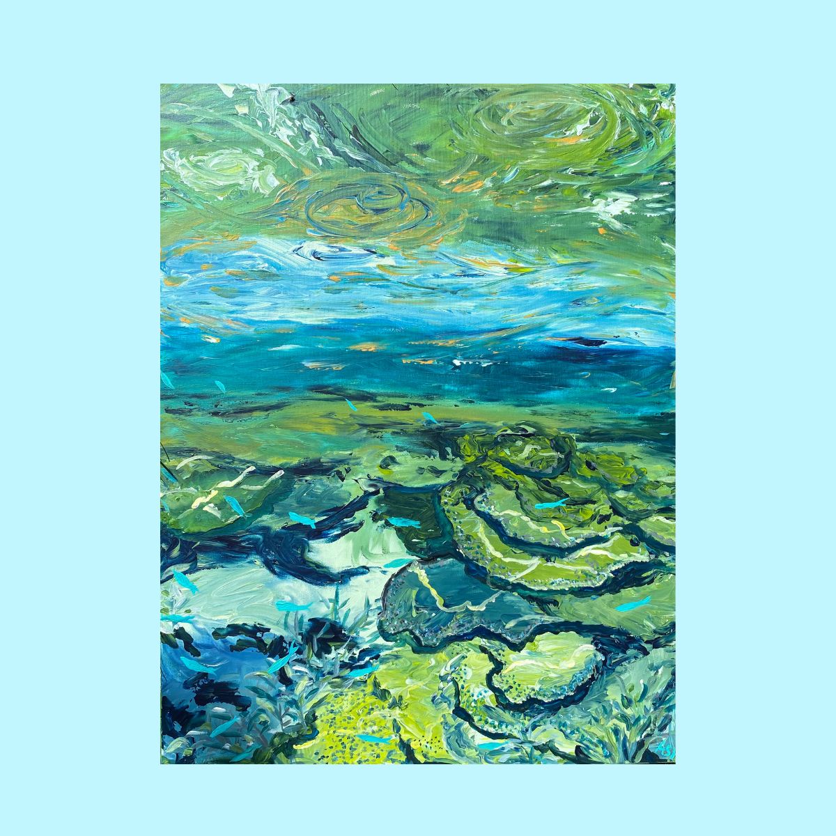 Dive - Original Painting