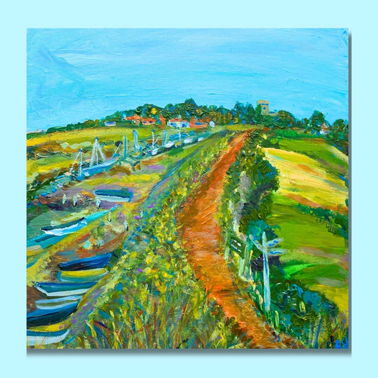 The Path from Morston Quay to Blakeney - Original Painting