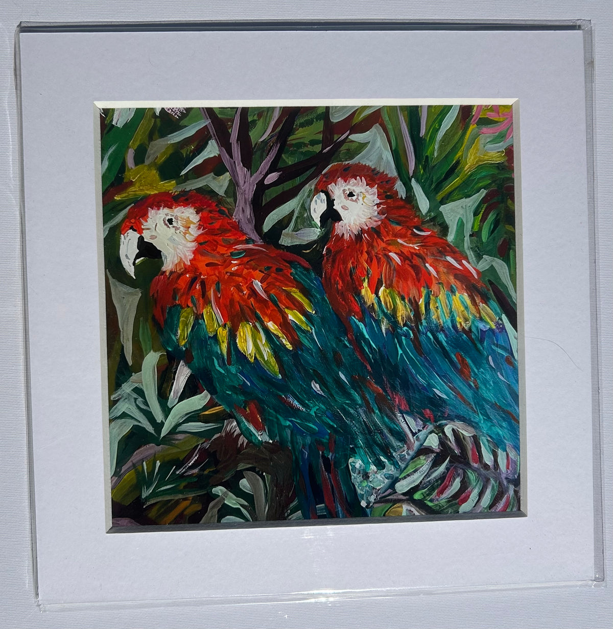 Birds and Animals- Percival & Patricia - Mounted Print