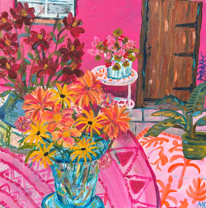 Flowers - Home Sweet Home - Pack of 4 Cards