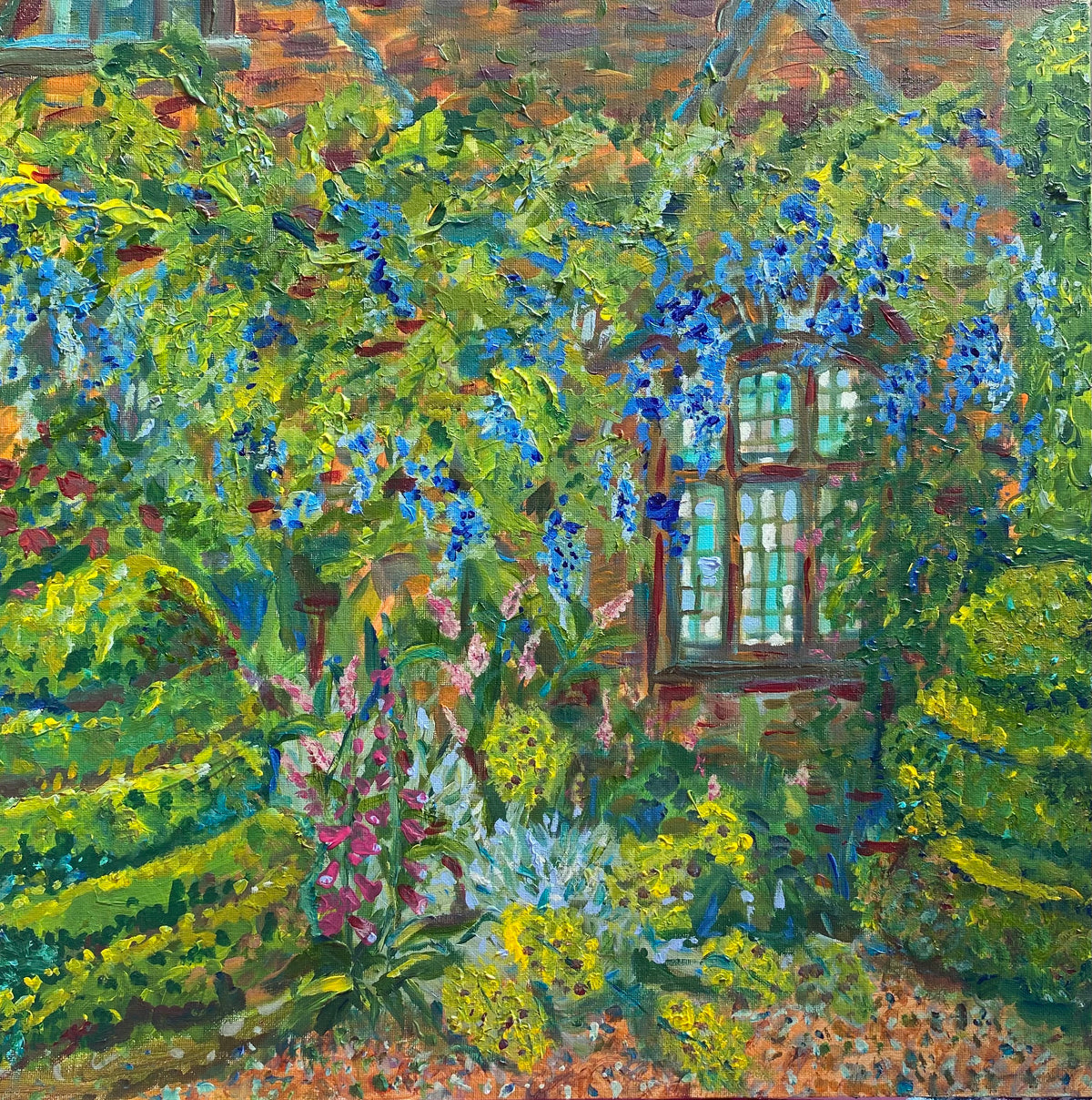 East Ruston Old Vicarage - Wisteria Weaving Her Magic - Print