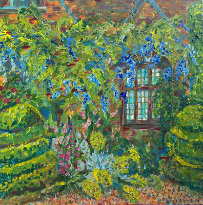 East Ruston Old Vicarage - Wisteria Weaving Her Magic - Print