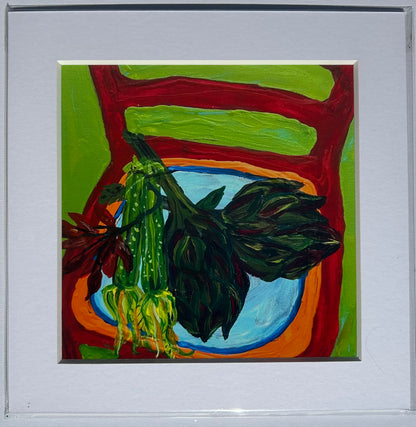Happy Holiday Collection- Artichoke - Mounted Print