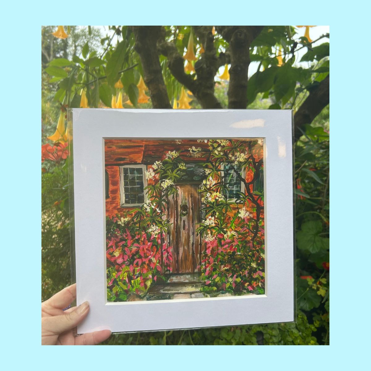 East Ruston Old Vicarage - The Lion at the Door - Print