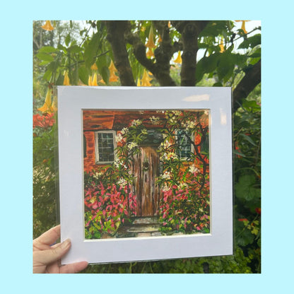 East Ruston Old Vicarage - The Lion at the Door - Print