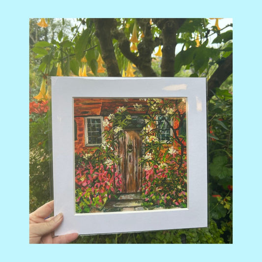 East Ruston Old Vicarage - The Lion at the Door - Print