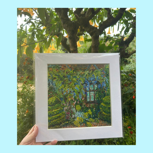 East Ruston Old Vicarage - Wisteria Weaving Her Magic - Print