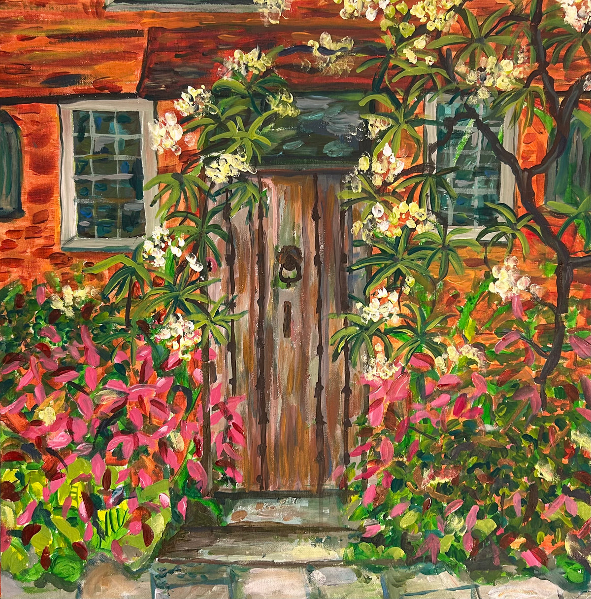 East Ruston Old Vicarage - The Lion at the Door - Print