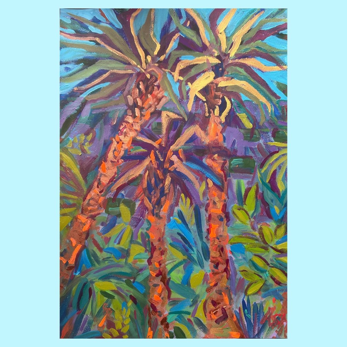 One Hot Spanish Night - Sitges - Original painting unframed